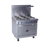 Royal Range 36" Restaurant Electric Range: RRE-2GT24